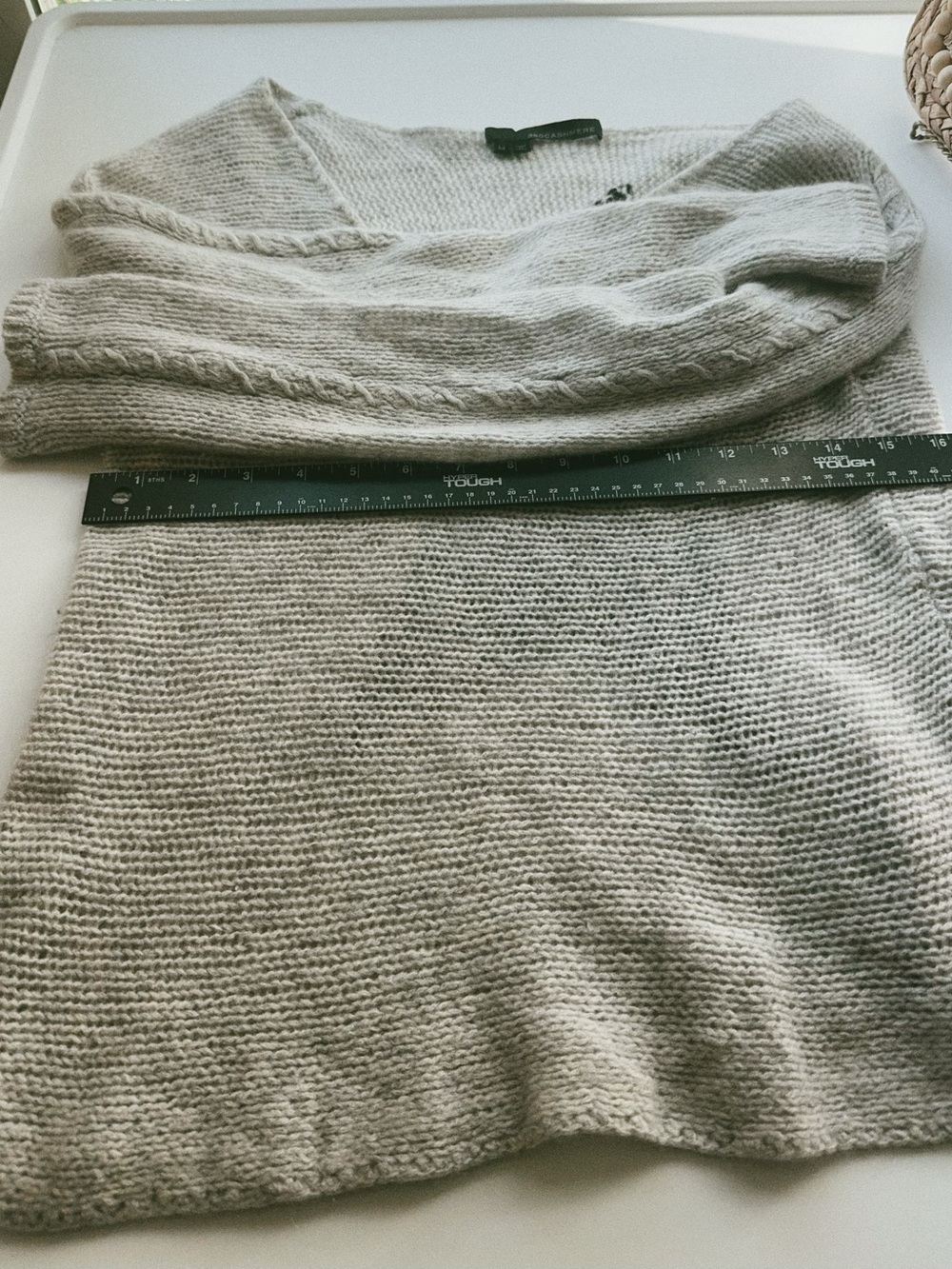 ⭐ 360 Cashmere • 100% Cashmere Star Sweater • Winter Oat • Size M - Picture 8 of 12